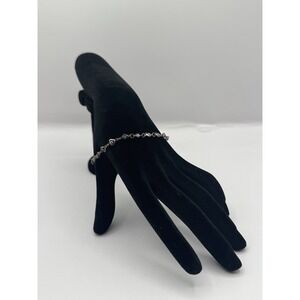 Sterling Silver 925 Evil Eye Bracelet Gold Tone Nazar